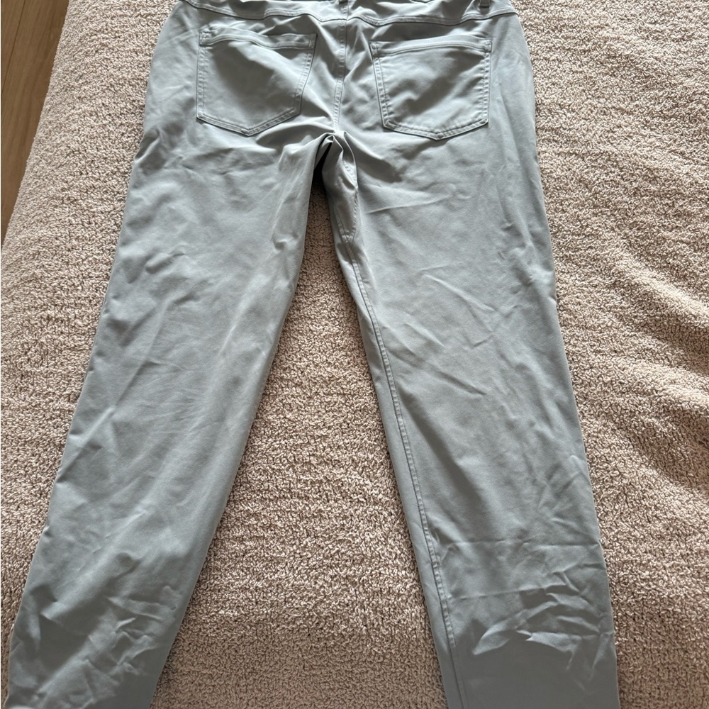 Lululemon Athletica ABC Slim Light Gray Pants 34x32